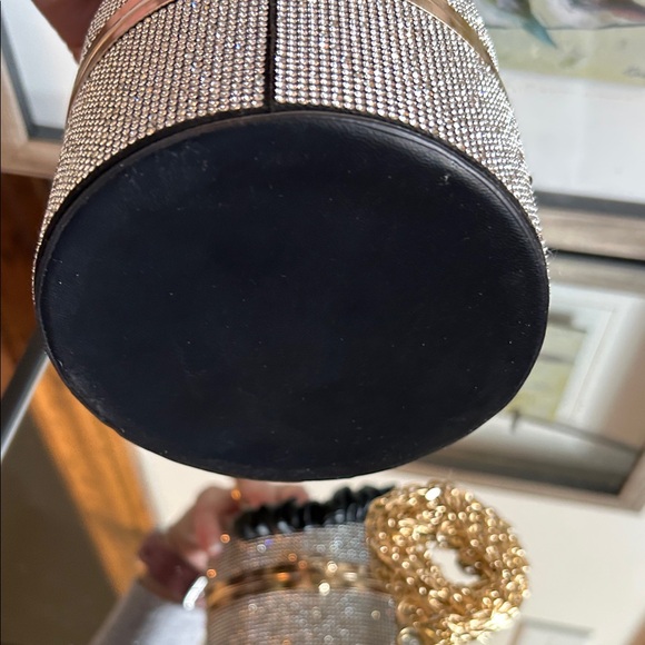 Chic Black and Gold Women's Clutch - Picture 6 of 11